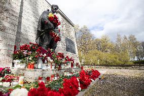 Russians celebrating "Victory Day"