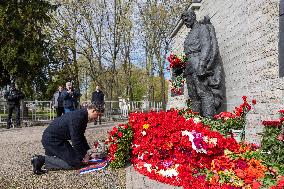 Russians celebrating "Victory Day"