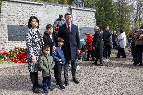 Russians celebrating "Victory Day"