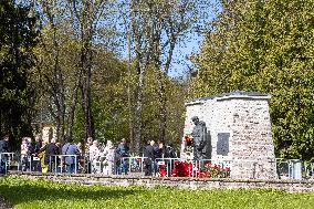 Russians celebrating "Victory Day"