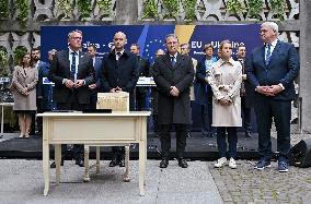 Deal on 2nd tranche of profits from frozen Russian assets for Ukraine inked in Lviv