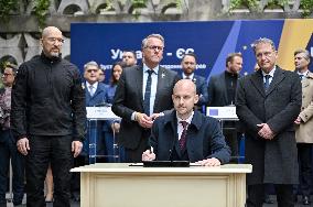 Deal on 2nd tranche of profits from frozen Russian assets for Ukraine inked in Lviv
