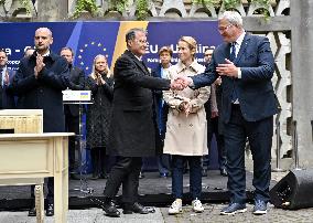 Deal on 2nd tranche of profits from frozen Russian assets for Ukraine inked in Lviv