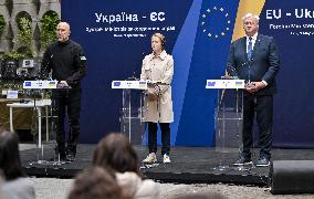 Deal on 2nd tranche of profits from frozen Russian assets for Ukraine inked in Lviv