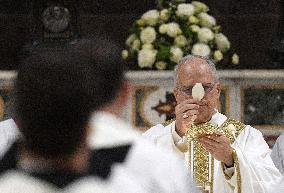 Pope Leo XIV Leads Mass with Cardinals at Sistine Chapel - Vatican