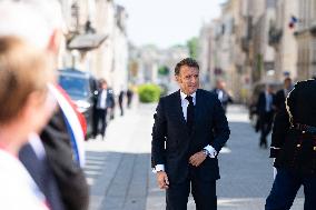 Emmanuel Macron Meets Donald Tusk - Nancy