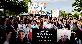 Rally In Support Cecile Kohler And Jacques Paris - Paris