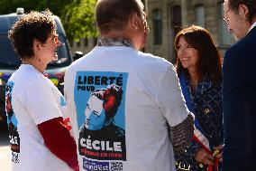 Rally In Support Cecile Kohler And Jacques Paris - Paris