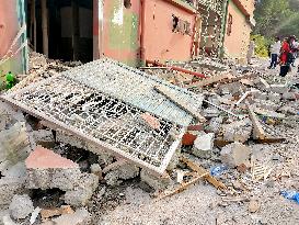 Mosque Destroyed By Indian Strike - Pakistan