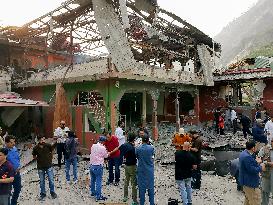Mosque Destroyed By Indian Strike - Pakistan