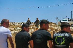 Friday Prayers Near Hebron - West Bank