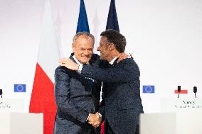 Signing of the treaty French-Polish Friendship and Strategy Pact between in Nancy