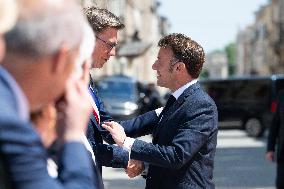 Emmanuel Macron Meets Donald Tusk - Nancy