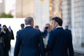 Emmanuel Macron Meets Donald Tusk - Nancy