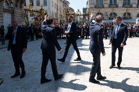 Emmanuel Macron Meets Donald Tusk - Nancy