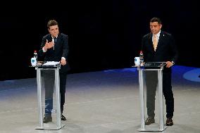George Simion and Nicusor Dan TV Presidential Debate - Romania