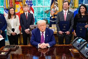 Donald Trump Signs Executive Orders - Washington