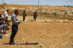 Friday Prayers Near Hebron - West Bank