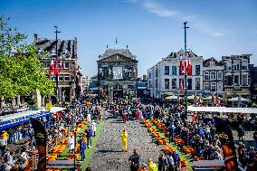 Gouda Cheese Market Illustrations - Netherlands