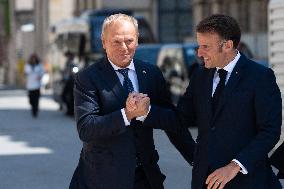 Emmanuel Macron Meets Donald Tusk - Nancy