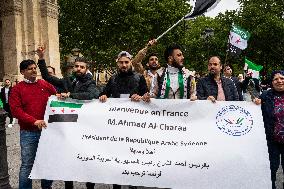 Syrians Welcome President Sharaa - Paris