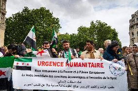 Syrians Welcome President Sharaa - Paris