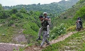 People Flee and Mourn After Border Strikes - Kashmir