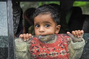 People Flee and Mourn After Border Strikes - Kashmir
