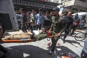 Israeli Strike On Crowded Restaurant Kills 33 And Injures Dozens - Gaza