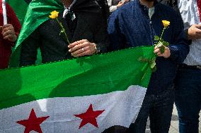 Syrians Welcome President Sharaa - Paris