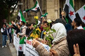 Syrians Welcome President Sharaa - Paris