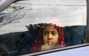 People Flee and Mourn After Border Strikes - Kashmir