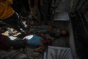Israeli Strike On Crowded Restaurant Kills 33 And Injures Dozens - Gaza