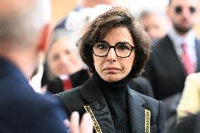 Rachida Dati Visits International Architecture Exhibition - Venise