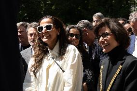 Rachida Dati Visits International Architecture Exhibition - Venise