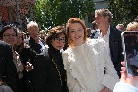 Rachida Dati Visits International Architecture Exhibition - Venise