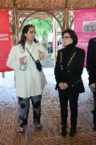 Rachida Dati Visits International Architecture Exhibition - Venise