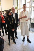 Rachida Dati Visits International Architecture Exhibition - Venise