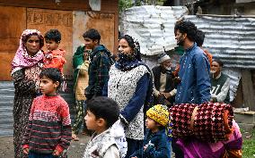People Flee and Mourn After Border Strikes - Kashmir