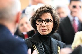 Rachida Dati Visits International Architecture Exhibition - Venise
