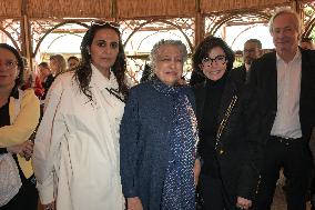 Rachida Dati Visits International Architecture Exhibition - Venise