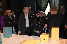 Rachida Dati Visits International Architecture Exhibition - Venise