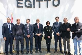 Rachida Dati Visits International Architecture Exhibition - Venise