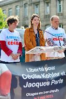 Rally In Support Cecile Kohler And Jacques Paris - Paris