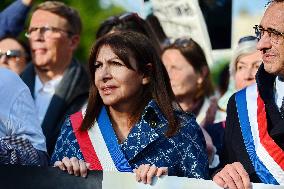 Rally In Support Cecile Kohler And Jacques Paris - Paris