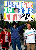 Rally In Support Cecile Kohler And Jacques Paris - Paris