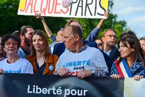 Rally In Support Cecile Kohler And Jacques Paris - Paris