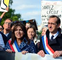 Rally In Support Cecile Kohler And Jacques Paris - Paris