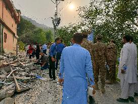 Mosque Destroyed By Indian Strike - Pakistan
