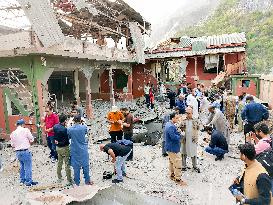 Mosque Destroyed By Indian Strike - Pakistan